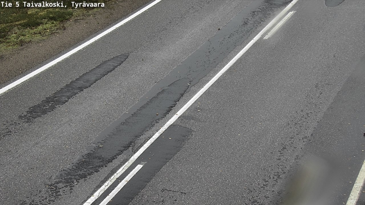 Weather Camera Image Road 5 Taivalkoski, Tyrävaara, Taivalkoski, Pohjois-Pohjanmaa