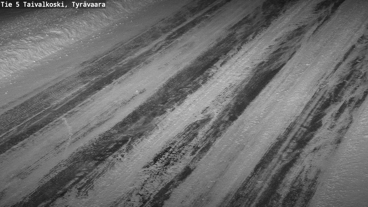 Weather Camera Image Väg 5 Taivalkoski, Tyrävaara, Taivalkoski, Pohjois-Pohjanmaa