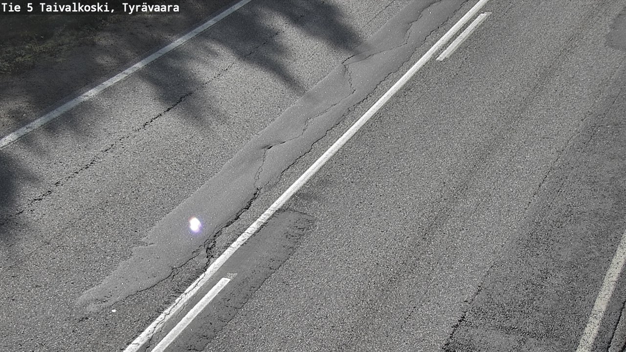 Weather Camera Image Road 5 Taivalkoski, Tyrävaara, Taivalkoski, Pohjois-Pohjanmaa