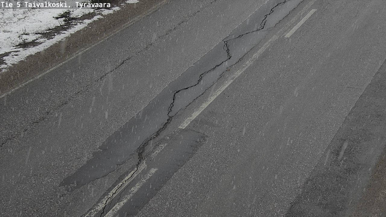 Kelikamerat Kuva Tie 5 Taivalkoski, Tyrävaara, Taivalkoski, Pohjois-Pohjanmaa