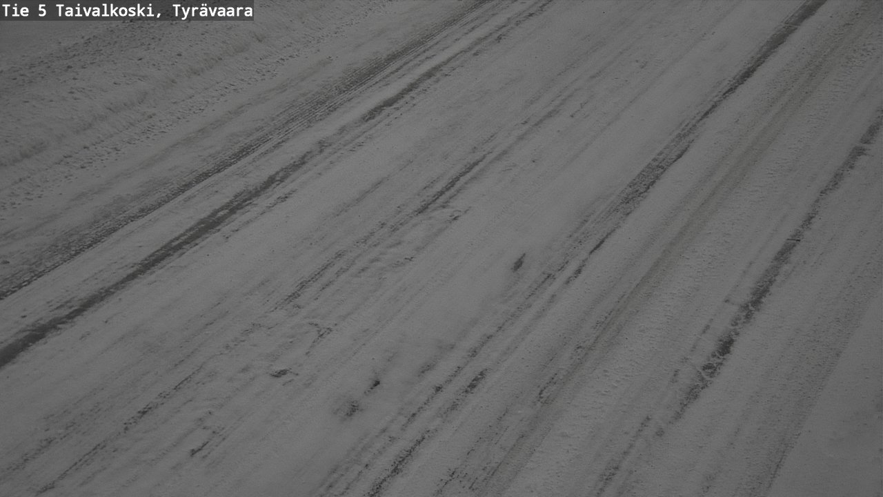 Weather Camera Image Road 5 Taivalkoski, Tyrävaara, Taivalkoski, Pohjois-Pohjanmaa