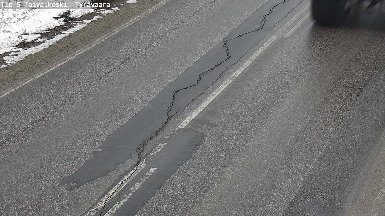 Kelikamerat Kuva Tie 5 Taivalkoski, Tyrävaara, Taivalkoski, Pohjois-Pohjanmaa