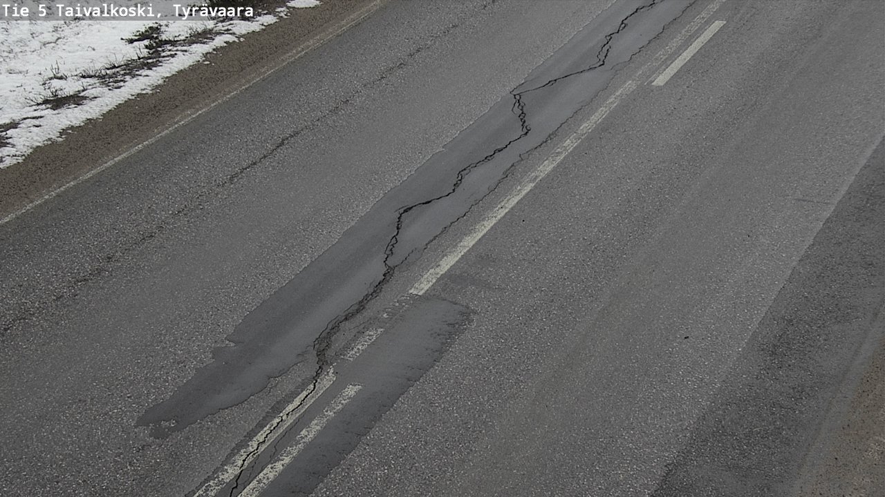 Kelikamerat Kuva Tie 5 Taivalkoski, Tyrävaara, Taivalkoski, Pohjois-Pohjanmaa