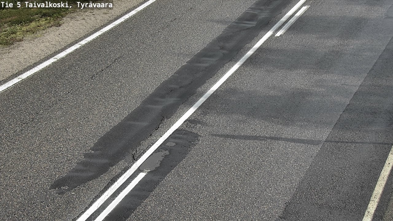Weather Camera Image Road 5 Taivalkoski, Tyrävaara, Taivalkoski, Pohjois-Pohjanmaa