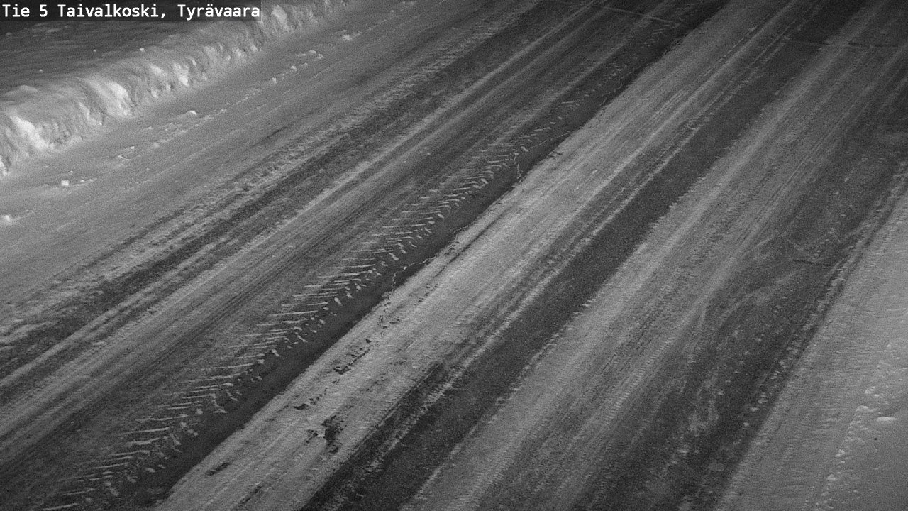Kelikamerat Kuva Tie 5 Taivalkoski, Tyrävaara, Taivalkoski, Pohjois-Pohjanmaa