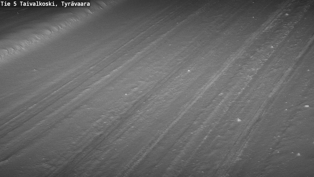 Weather Camera Image Road 5 Taivalkoski, Tyrävaara, Taivalkoski, Pohjois-Pohjanmaa