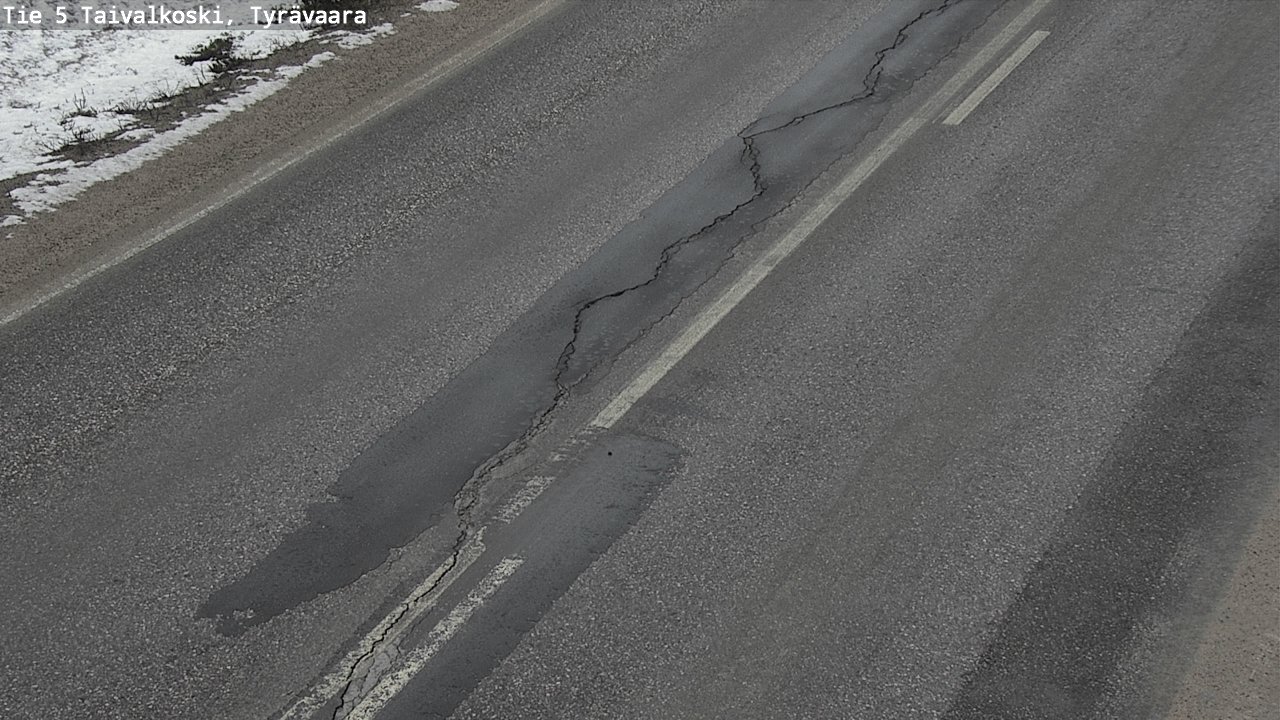 Kelikamerat Kuva Tie 5 Taivalkoski, Tyrävaara, Taivalkoski, Pohjois-Pohjanmaa