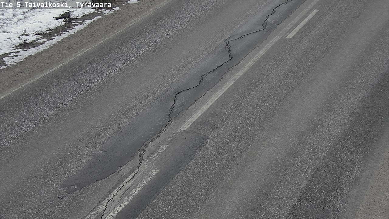 Kelikamerat Kuva Tie 5 Taivalkoski, Tyrävaara, Taivalkoski, Pohjois-Pohjanmaa