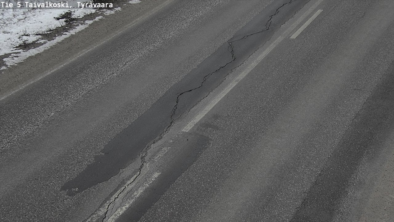 Kelikamerat Kuva Tie 5 Taivalkoski, Tyrävaara, Taivalkoski, Pohjois-Pohjanmaa