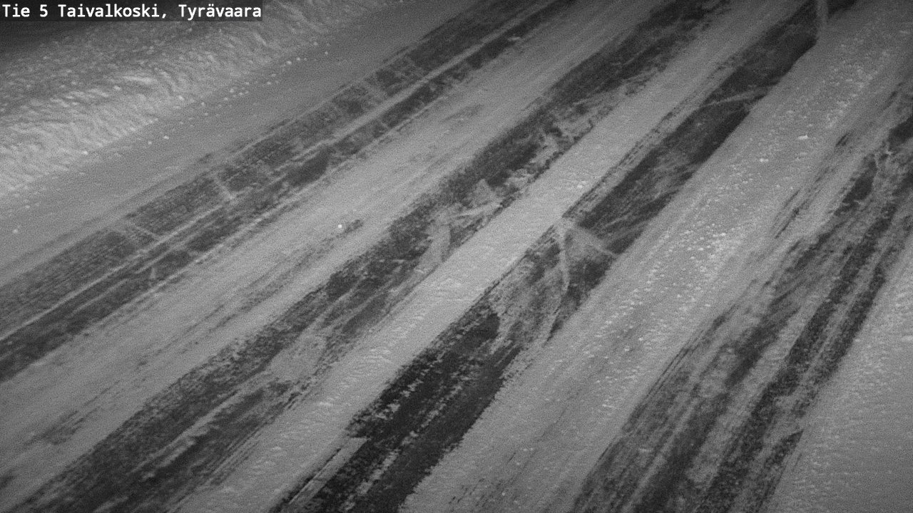 Weather Camera Image Väg 5 Taivalkoski, Tyrävaara, Taivalkoski, Pohjois-Pohjanmaa