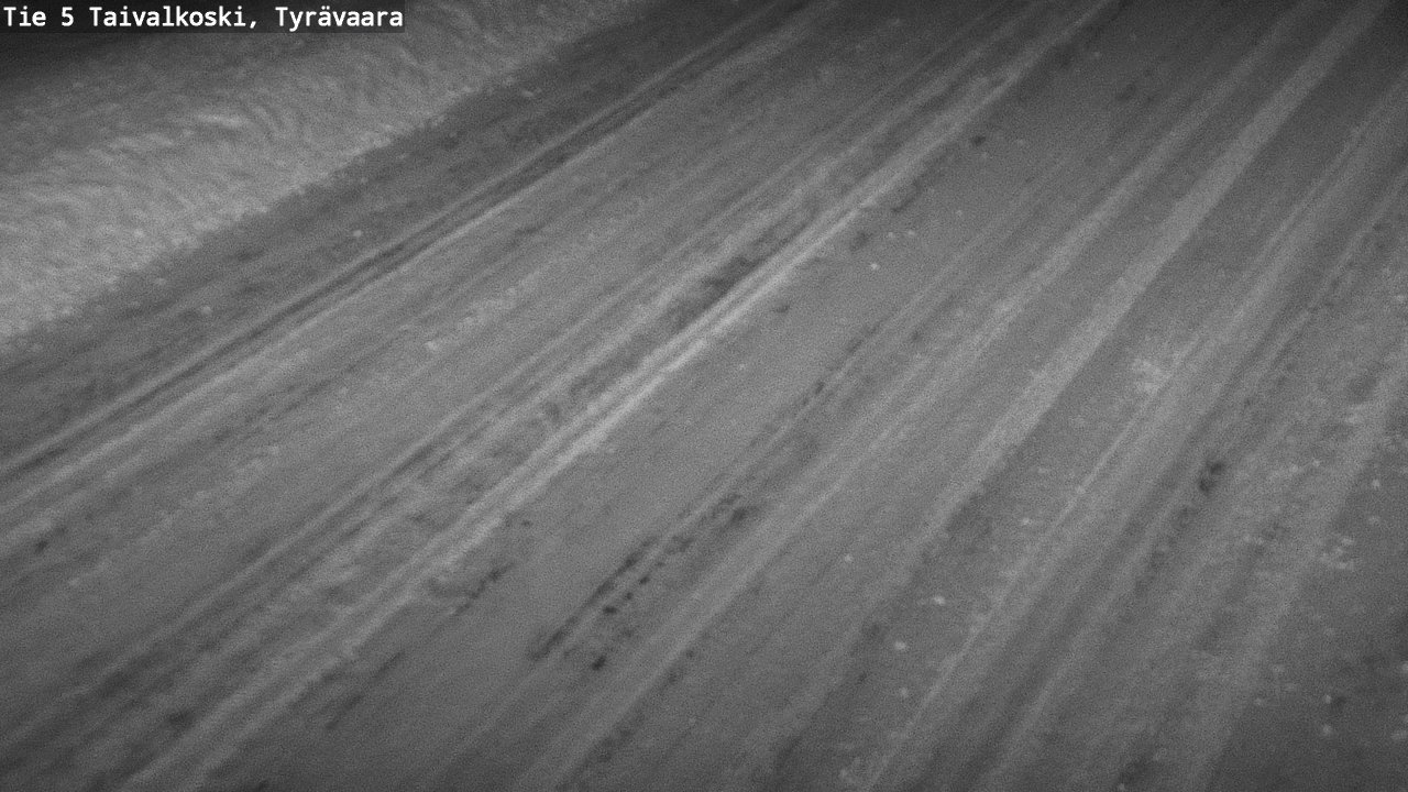 Weather Camera Image Road 5 Taivalkoski, Tyrävaara, Taivalkoski, Pohjois-Pohjanmaa