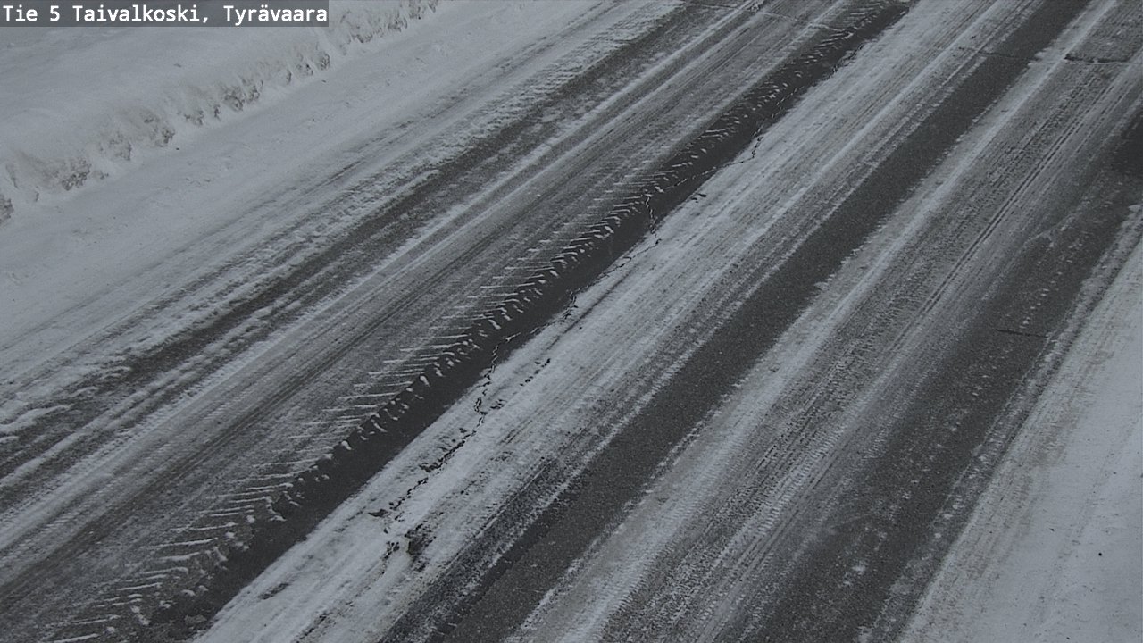 Weather Camera Image Road 5 Taivalkoski, Tyrävaara, Taivalkoski, Pohjois-Pohjanmaa
