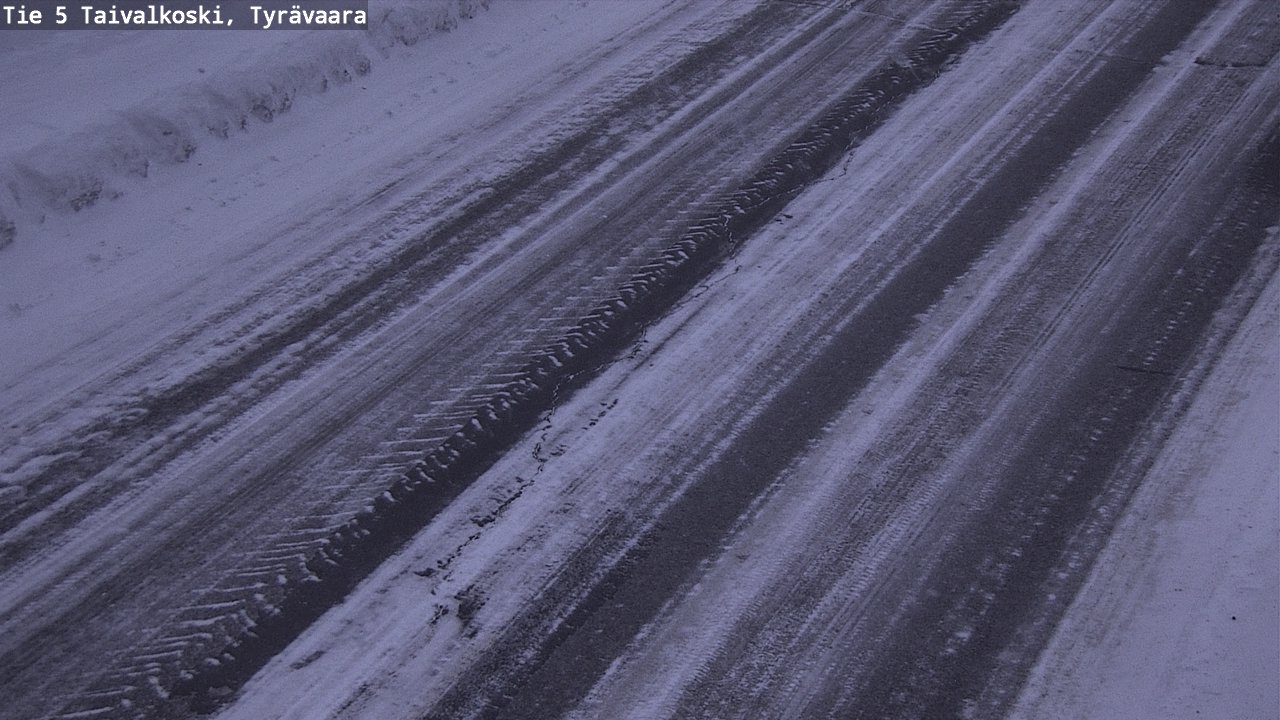 Kelikamerat Kuva Tie 5 Taivalkoski, Tyrävaara, Taivalkoski, Pohjois-Pohjanmaa