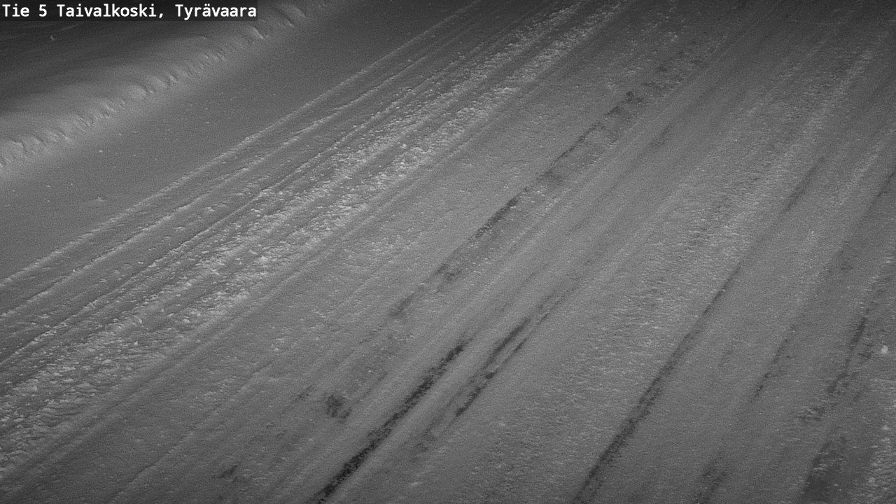 Weather Camera Image Road 5 Taivalkoski, Tyrävaara, Taivalkoski, Pohjois-Pohjanmaa