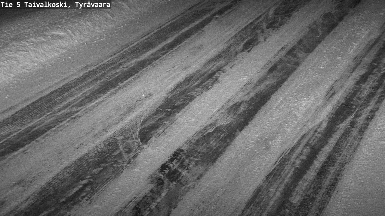 Weather Camera Image Väg 5 Taivalkoski, Tyrävaara, Taivalkoski, Pohjois-Pohjanmaa