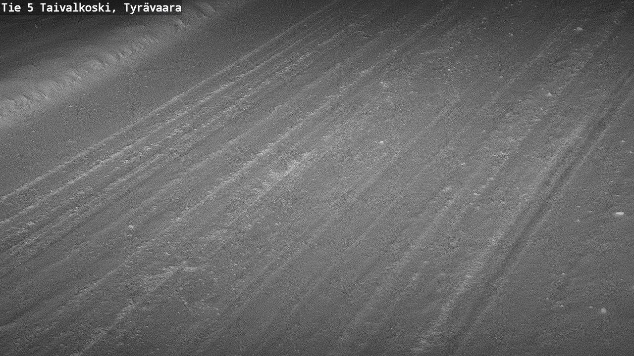Weather Camera Image Road 5 Taivalkoski, Tyrävaara, Taivalkoski, Pohjois-Pohjanmaa