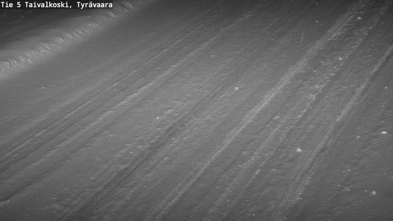 Weather Camera Image Road 5 Taivalkoski, Tyrävaara, Taivalkoski, Pohjois-Pohjanmaa