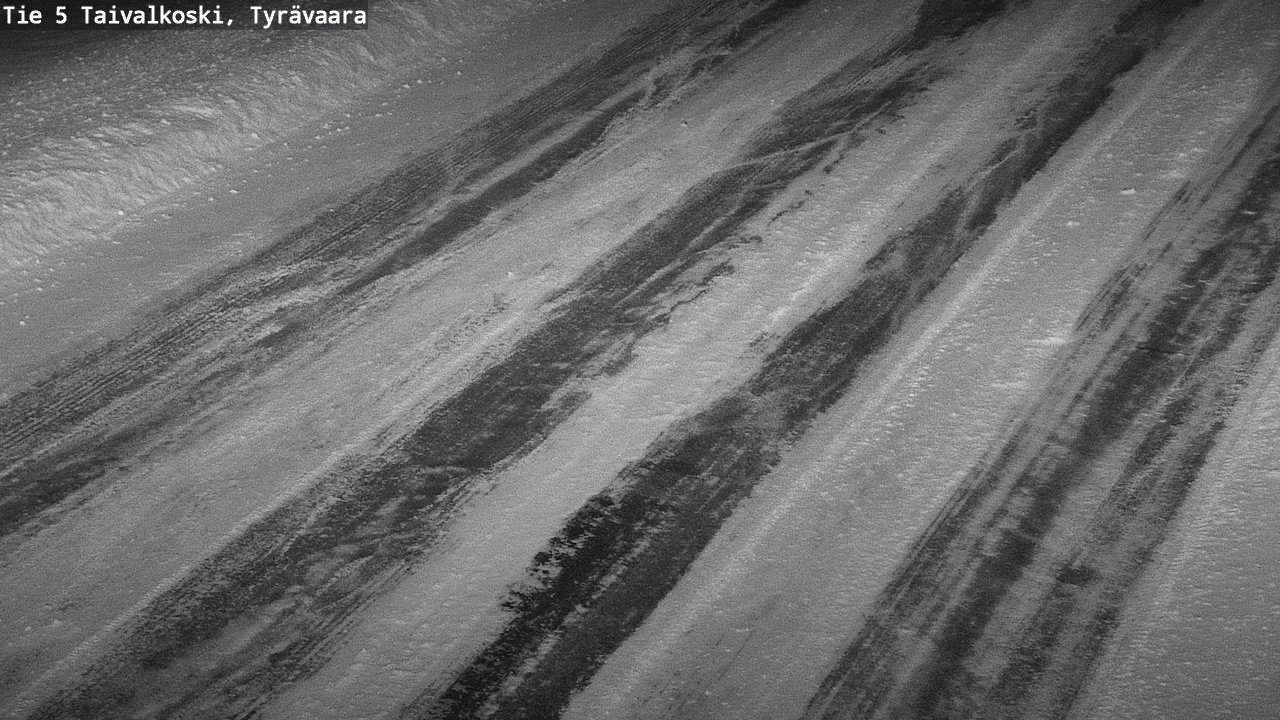 Weather Camera Image Väg 5 Taivalkoski, Tyrävaara, Taivalkoski, Pohjois-Pohjanmaa