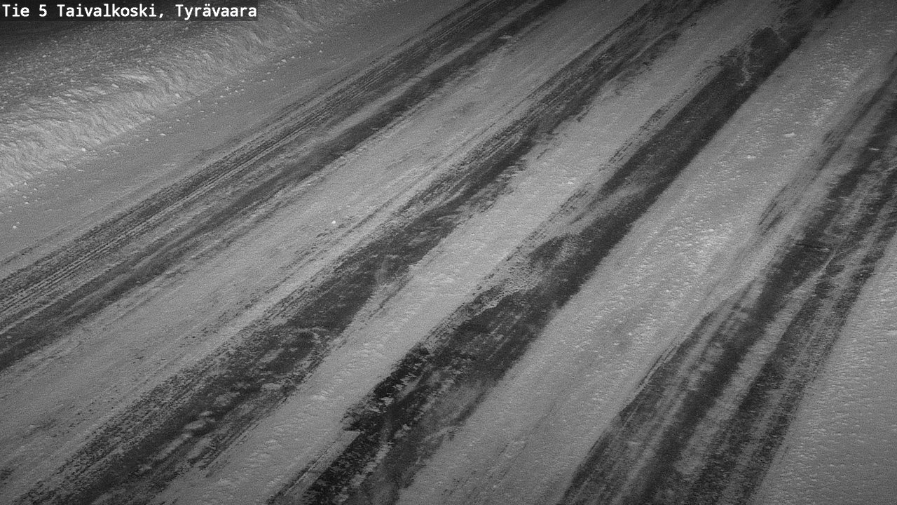 Weather Camera Image Väg 5 Taivalkoski, Tyrävaara, Taivalkoski, Pohjois-Pohjanmaa