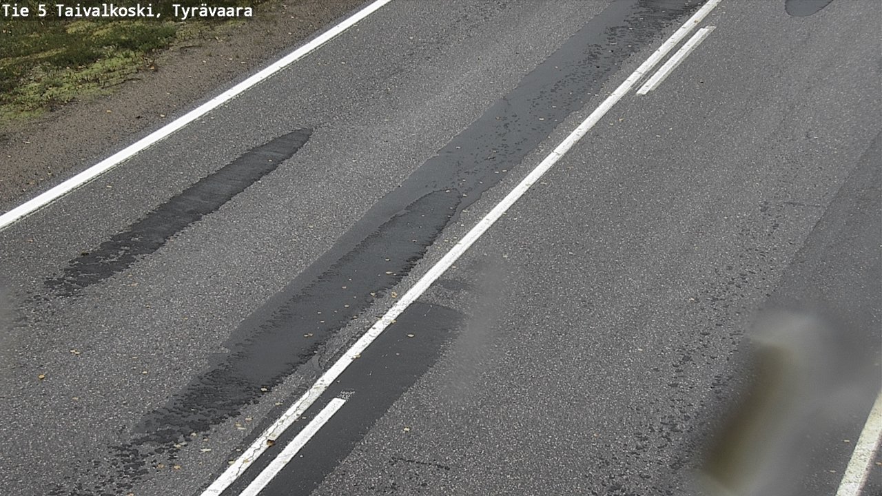 Weather Camera Image Road 5 Taivalkoski, Tyrävaara, Taivalkoski, Pohjois-Pohjanmaa