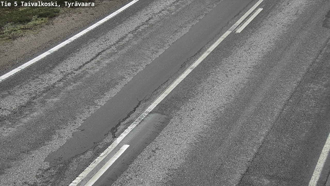 Kelikamerat Kuva Tie 5 Taivalkoski, Tyrävaara, Taivalkoski, Pohjois-Pohjanmaa