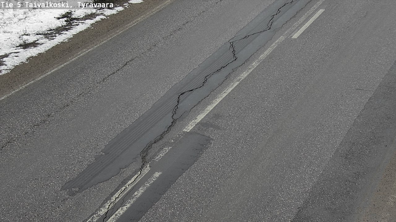 Kelikamerat Kuva Tie 5 Taivalkoski, Tyrävaara, Taivalkoski, Pohjois-Pohjanmaa