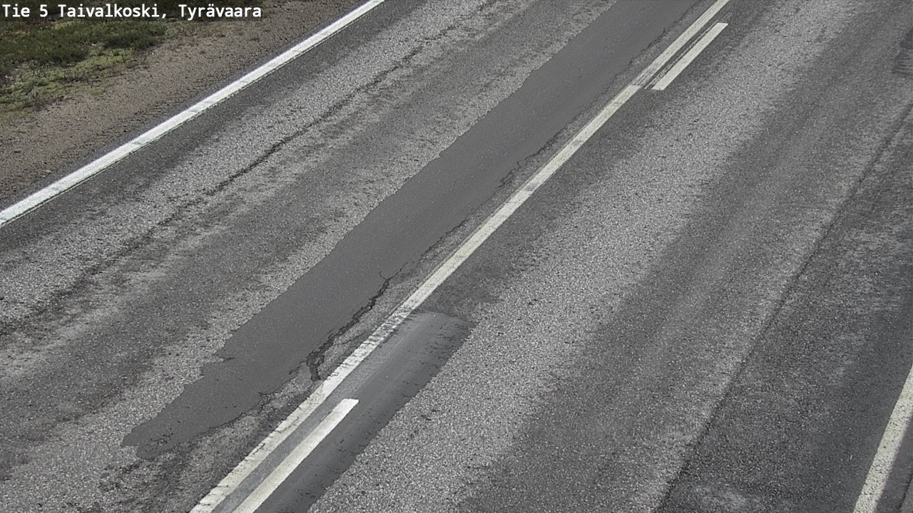 Kelikamerat Kuva Tie 5 Taivalkoski, Tyrävaara, Taivalkoski, Pohjois-Pohjanmaa