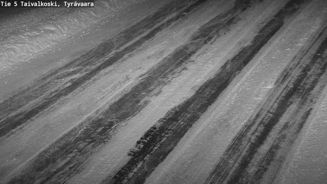Weather Camera Image Väg 5 Taivalkoski, Tyrävaara, Taivalkoski, Pohjois-Pohjanmaa