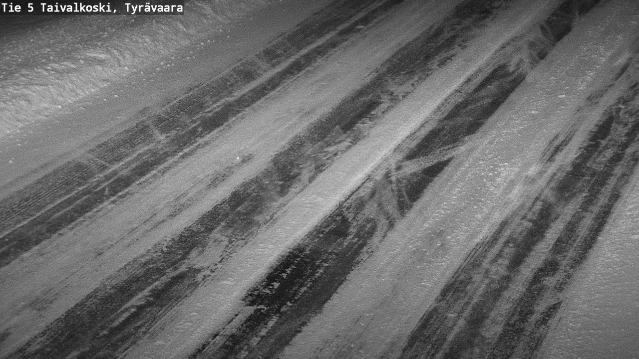 Weather Camera Image Väg 5 Taivalkoski, Tyrävaara, Taivalkoski, Pohjois-Pohjanmaa