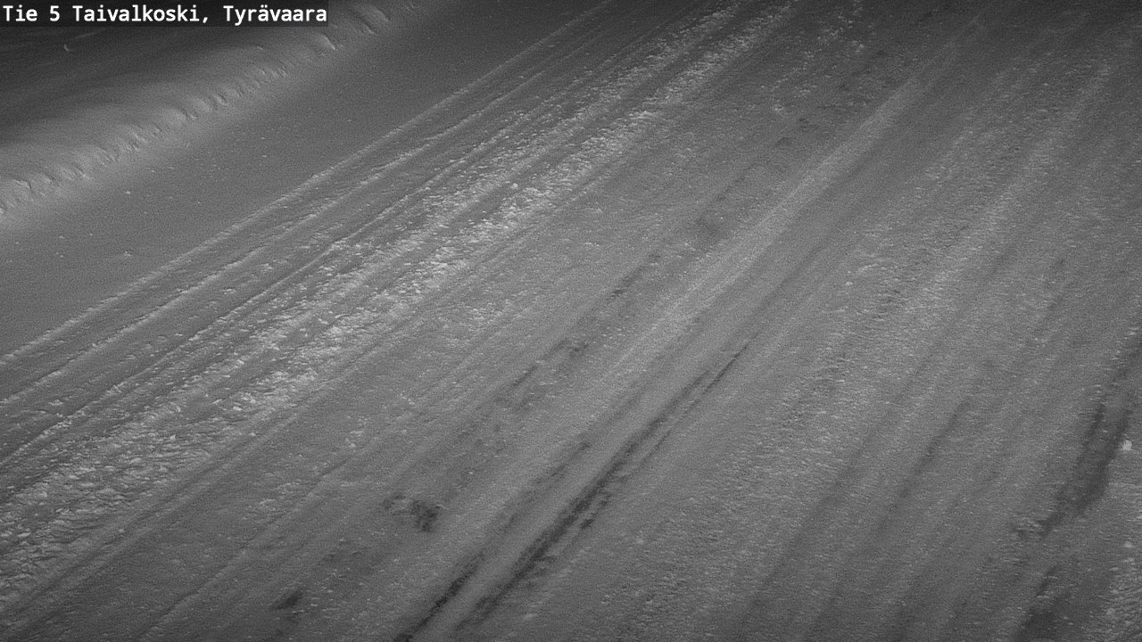 Weather Camera Image Road 5 Taivalkoski, Tyrävaara, Taivalkoski, Pohjois-Pohjanmaa