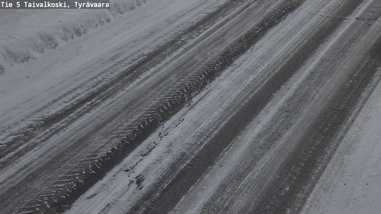 Kelikamerat Kuva Tie 5 Taivalkoski, Tyrävaara, Taivalkoski, Pohjois-Pohjanmaa