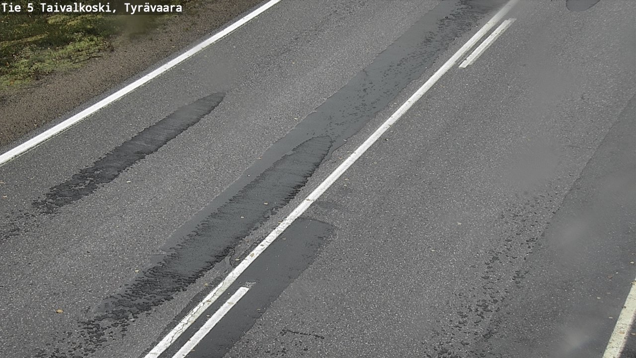 Weather Camera Image Road 5 Taivalkoski, Tyrävaara, Taivalkoski, Pohjois-Pohjanmaa