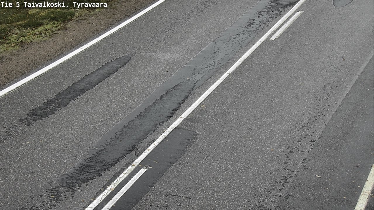 Weather Camera Image Road 5 Taivalkoski, Tyrävaara, Taivalkoski, Pohjois-Pohjanmaa