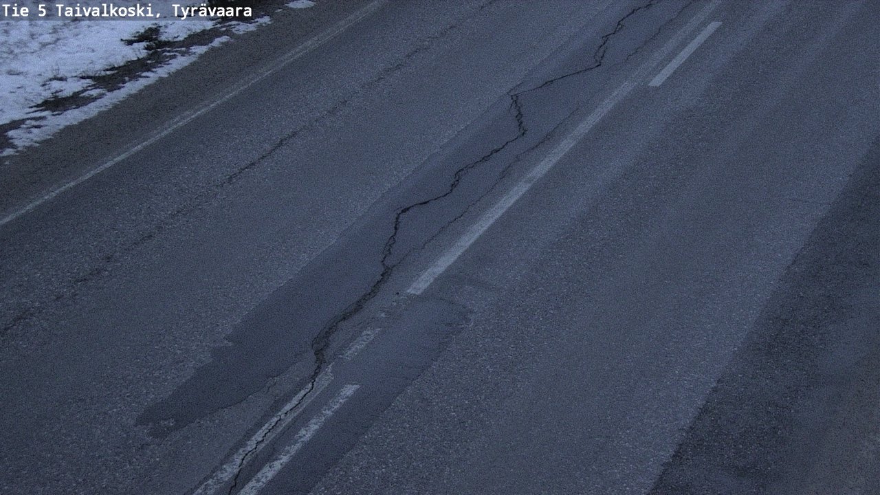 Kelikamerat Kuva Tie 5 Taivalkoski, Tyrävaara, Taivalkoski, Pohjois-Pohjanmaa