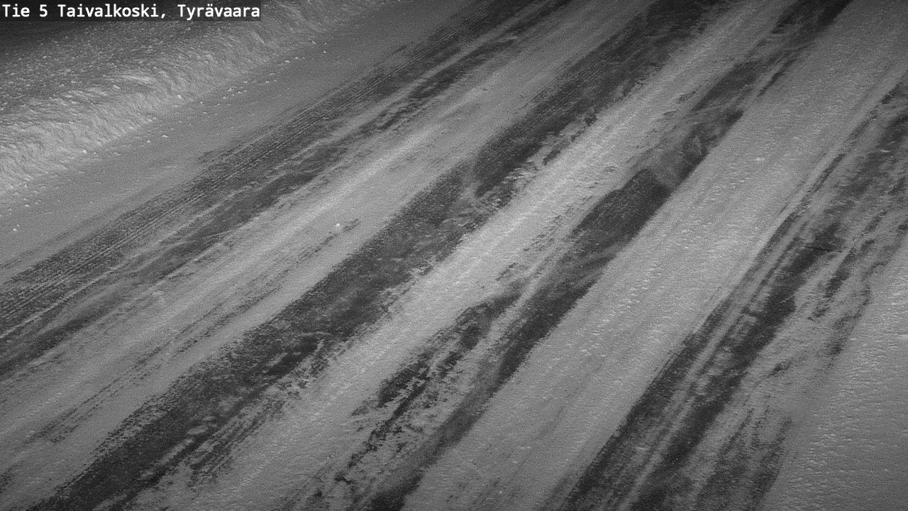 Weather Camera Image Väg 5 Taivalkoski, Tyrävaara, Taivalkoski, Pohjois-Pohjanmaa