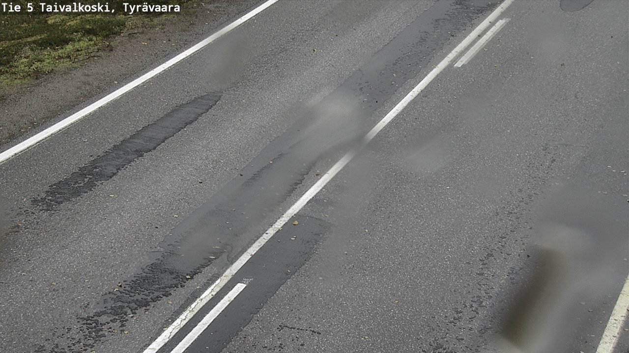 Weather Camera Image Road 5 Taivalkoski, Tyrävaara, Taivalkoski, Pohjois-Pohjanmaa