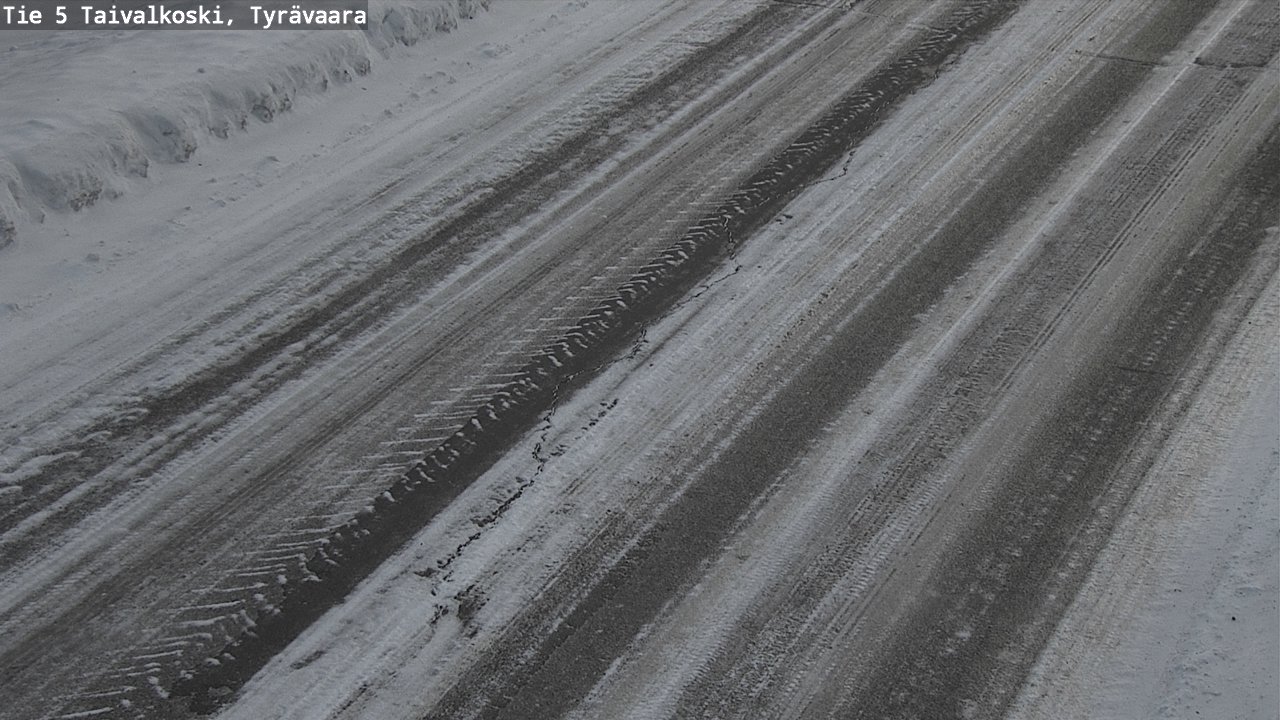 Kelikamerat Kuva Tie 5 Taivalkoski, Tyrävaara, Taivalkoski, Pohjois-Pohjanmaa