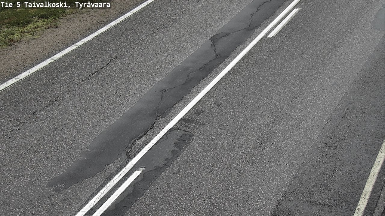 Weather Camera Image Road 5 Taivalkoski, Tyrävaara, Taivalkoski, Pohjois-Pohjanmaa