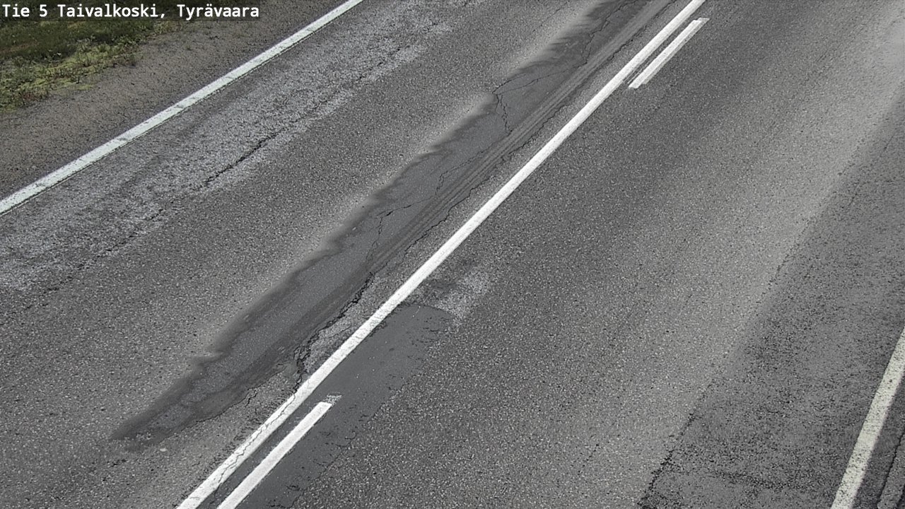 Weather Camera Image Road 5 Taivalkoski, Tyrävaara, Taivalkoski, Pohjois-Pohjanmaa