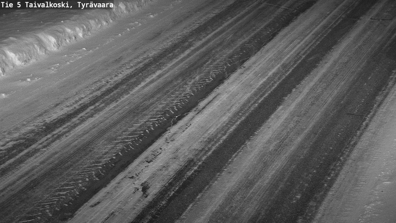 Kelikamerat Kuva Tie 5 Taivalkoski, Tyrävaara, Taivalkoski, Pohjois-Pohjanmaa