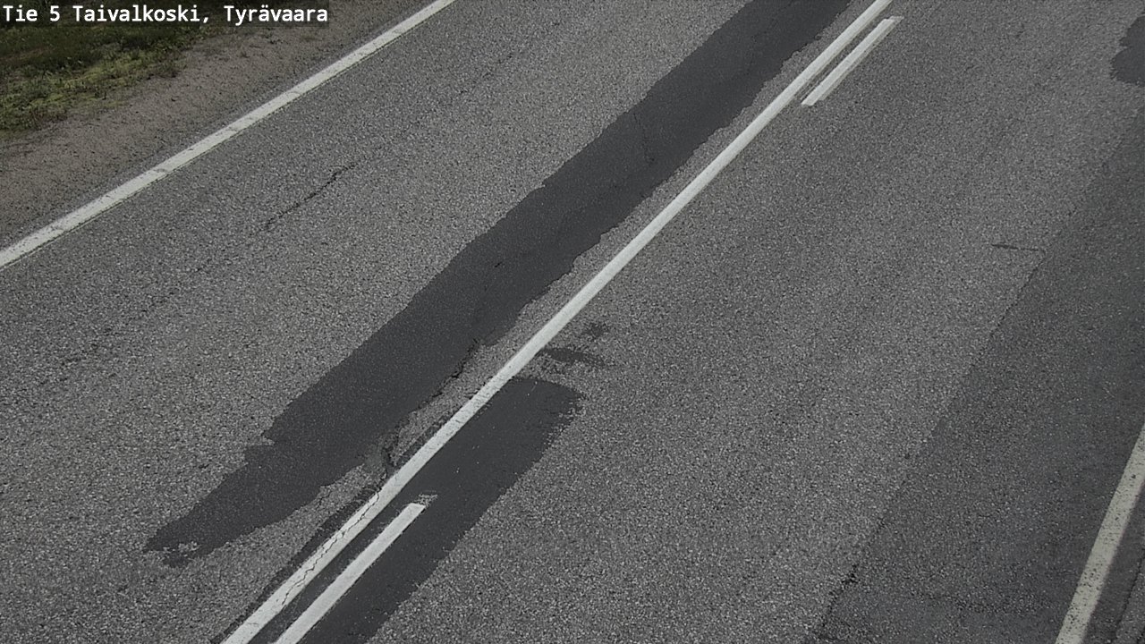 Weather Camera Image Road 5 Taivalkoski, Tyrävaara, Taivalkoski, Pohjois-Pohjanmaa