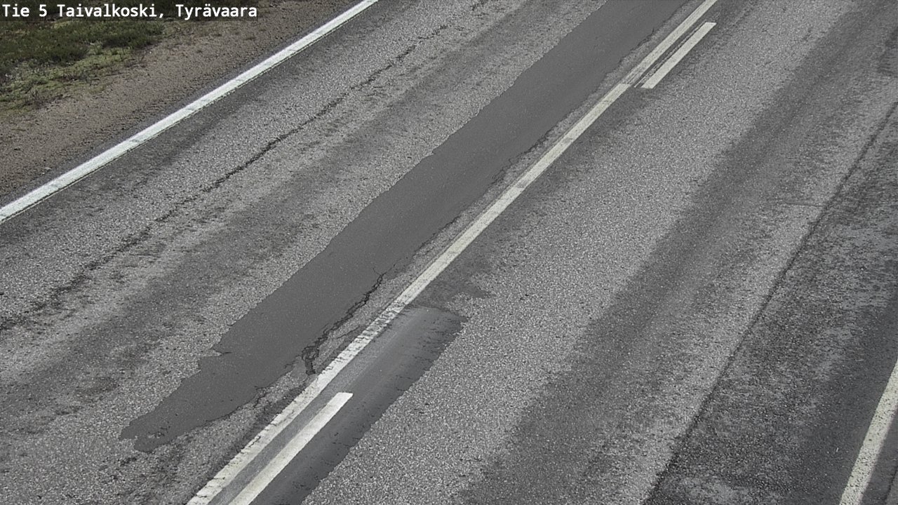 Kelikamerat Kuva Tie 5 Taivalkoski, Tyrävaara, Taivalkoski, Pohjois-Pohjanmaa