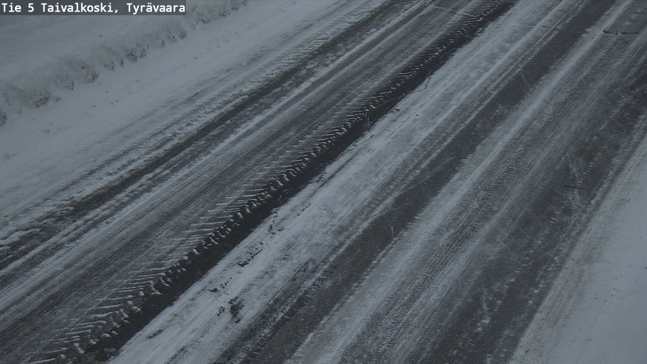 Kelikamerat Kuva Tie 5 Taivalkoski, Tyrävaara, Taivalkoski, Pohjois-Pohjanmaa