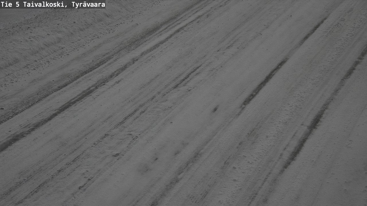 Weather Camera Image Road 5 Taivalkoski, Tyrävaara, Taivalkoski, Pohjois-Pohjanmaa