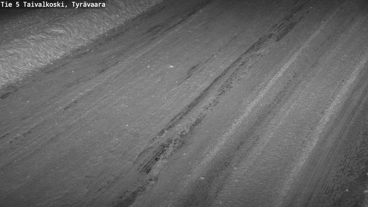 Weather Camera Image Road 5 Taivalkoski, Tyrävaara, Taivalkoski, Pohjois-Pohjanmaa