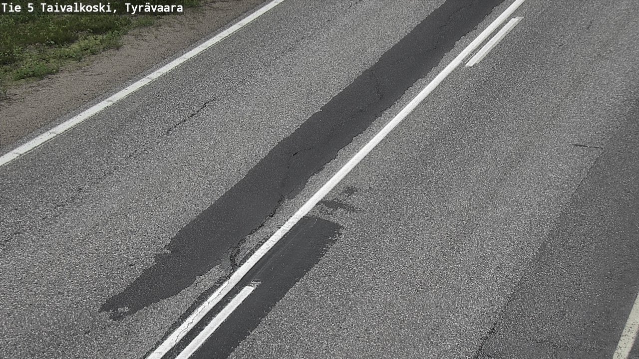 Weather Camera Image Road 5 Taivalkoski, Tyrävaara, Taivalkoski, Pohjois-Pohjanmaa