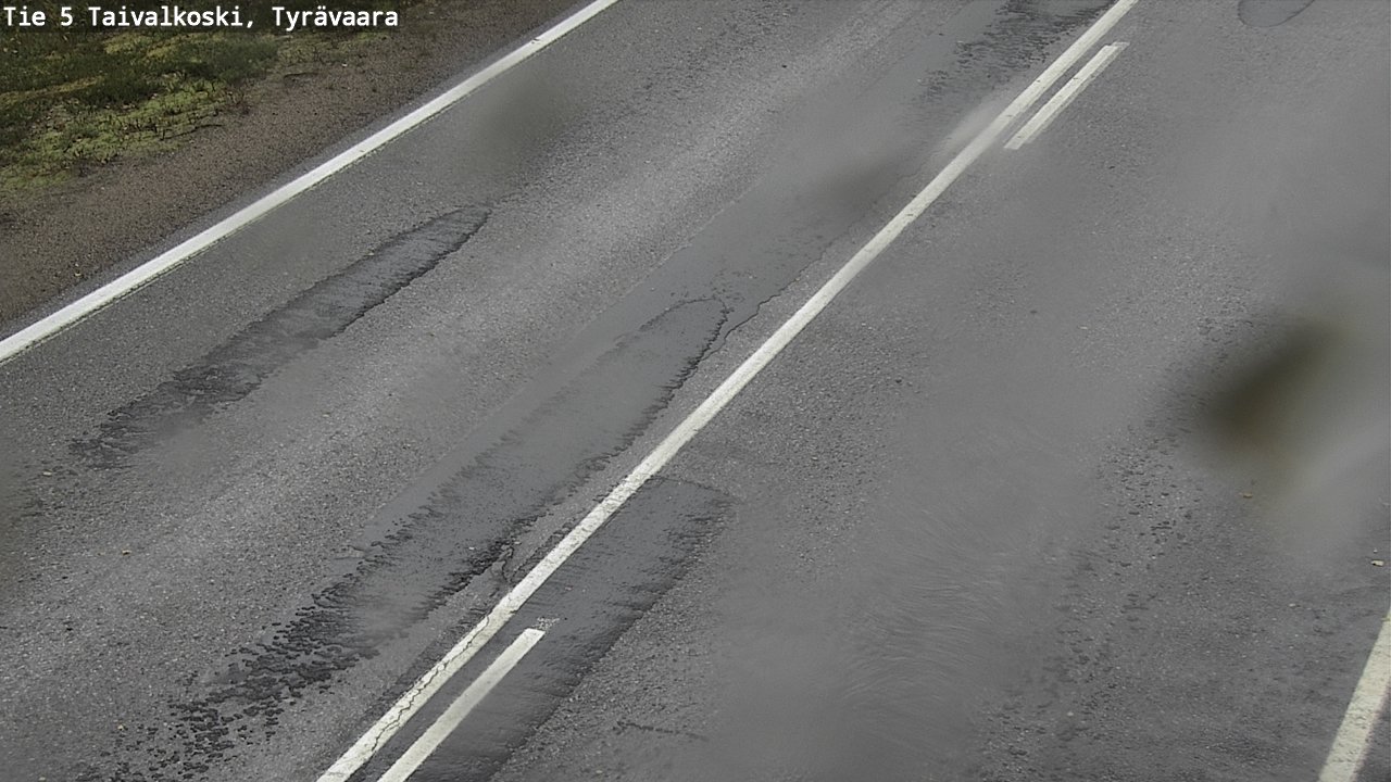 Weather Camera Image Road 5 Taivalkoski, Tyrävaara, Taivalkoski, Pohjois-Pohjanmaa