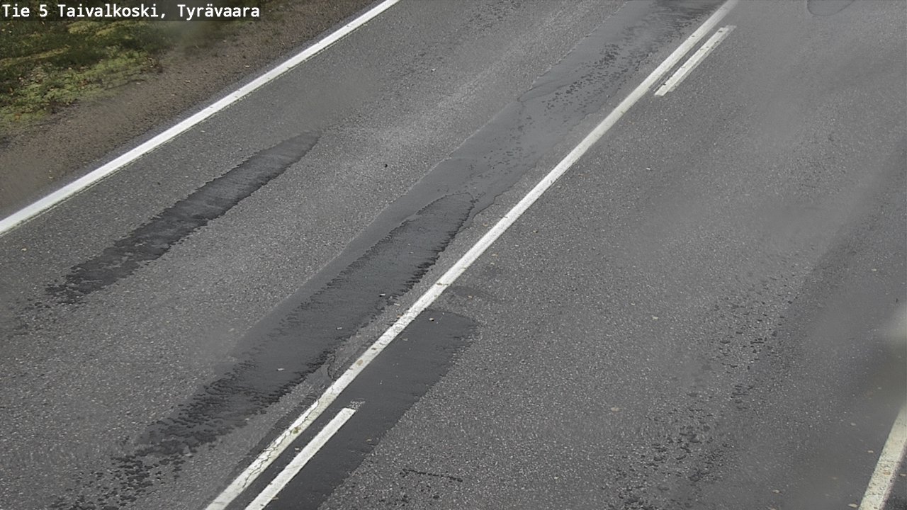 Weather Camera Image Road 5 Taivalkoski, Tyrävaara, Taivalkoski, Pohjois-Pohjanmaa