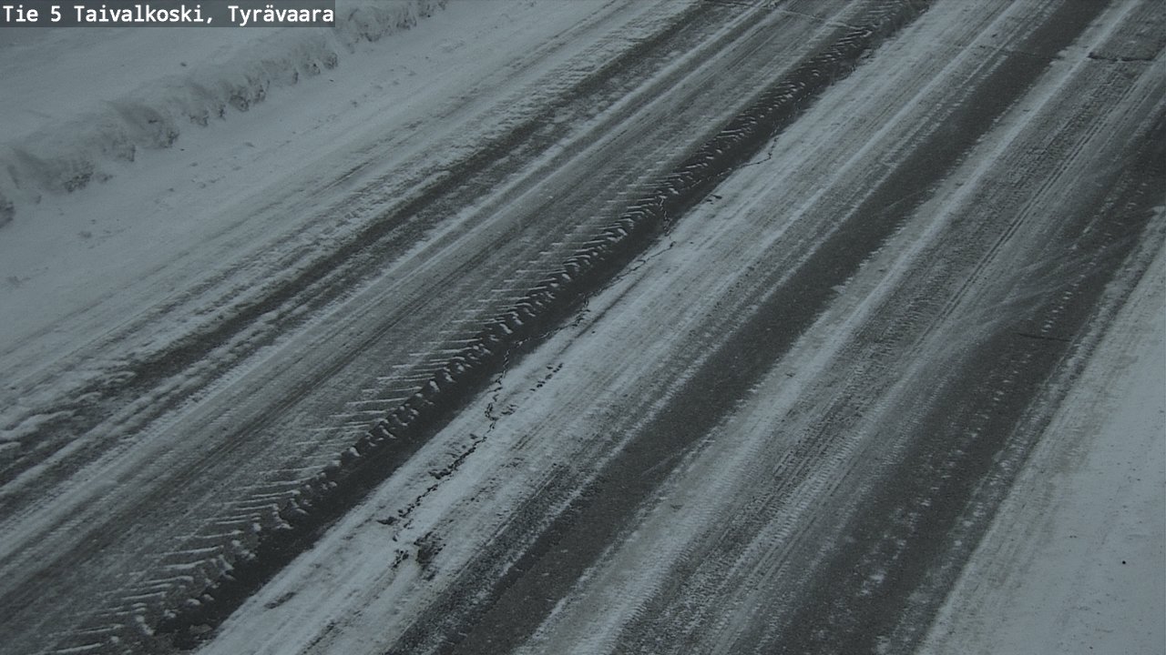 Kelikamerat Kuva Tie 5 Taivalkoski, Tyrävaara, Taivalkoski, Pohjois-Pohjanmaa