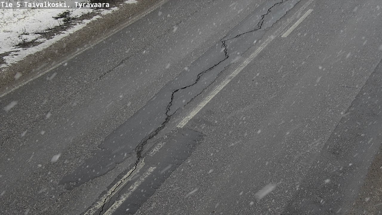 Kelikamerat Kuva Tie 5 Taivalkoski, Tyrävaara, Taivalkoski, Pohjois-Pohjanmaa